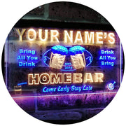 Personalized Home Bar LED Light Sign - LED Gift Works