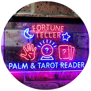 Psychic Fortune Teller Palm Tarot Reader LED Light Sign - LED Gift Works