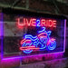 Motorcycle Live to Ride LED Light Sign - Way Up Gifts