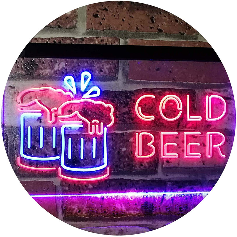 Cold Beer LED Light Sign - LED Gift Works