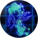 Koi Fish Tattoo Line Art LED Light Sign - Way Up Gifts