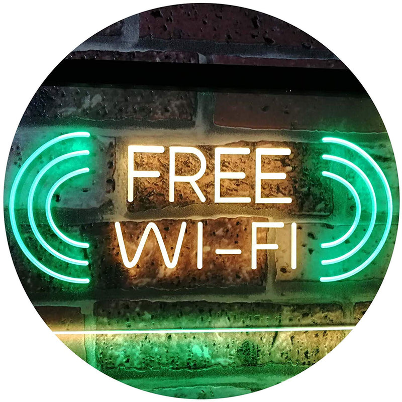 Internet Free Wi-Fi LED Light Sign - LED Gift Works