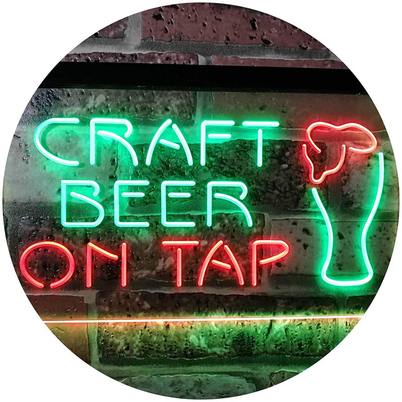 Craft Beer On Tap LED Light Sign - LED Gift Works