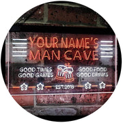 Personalized Beer Mug Cheers Man Cave LED Light Sign - LED Gift Works