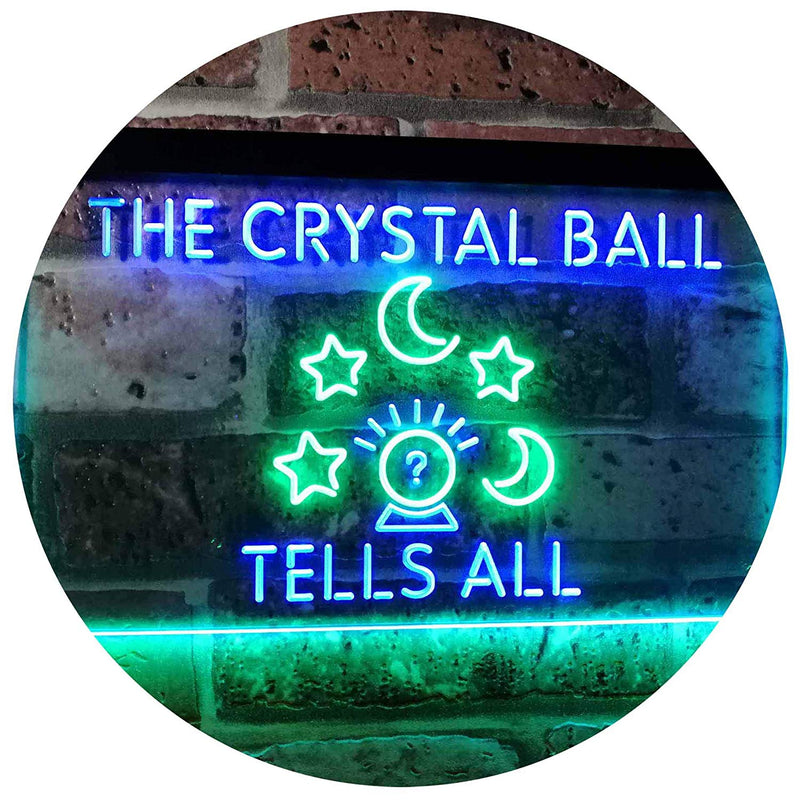 Psychic Fortune Teller Crystal Ball LED Light Sign - LED Gift Works