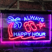 Always Happy Hour LED Light Sign - LED Gift Works