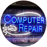 Computer Repair LED Light Sign - LED Gift Works
