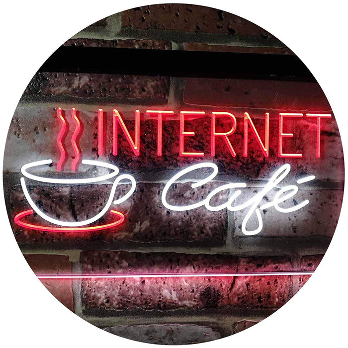 Coffee Wi-Fi Internet Cafe LED Light Sign - Way Up Gifts
