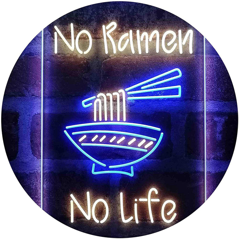 No Ramen No Life Shop LED Light Sign - LED Gift Works