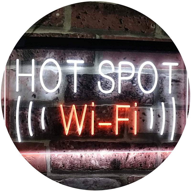 Internet Hot Spot Wi-Fi LED Light Sign - LED Gift Works