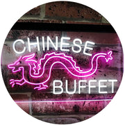 Dragon Chinese Buffet Restaurant LED Light Sign - LED Gift Works
