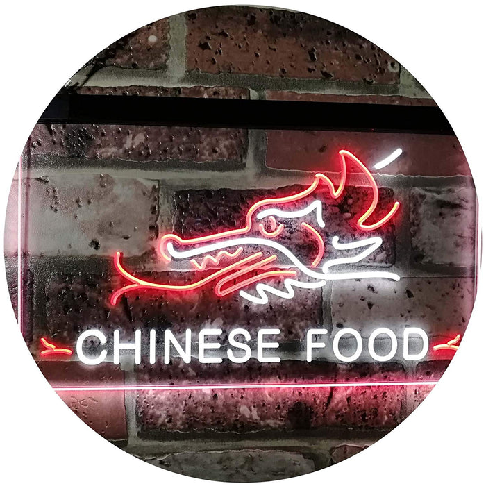 Restaurant Dragon Chinese Food LED Light Sign - Way Up Gifts