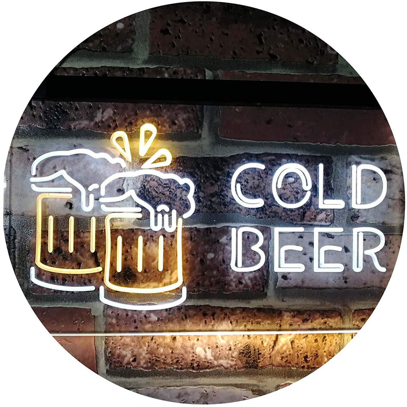 Cold Beer LED Light Sign - LED Gift Works