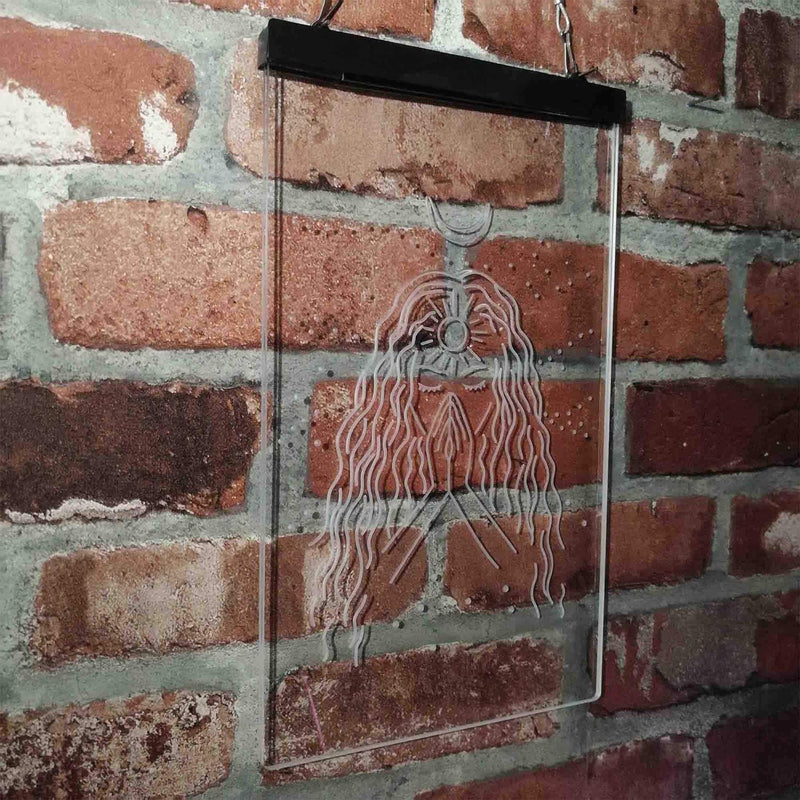 Psychic Girl Moon Star Bedroom Decoration LED Light Sign - LED Gift Works