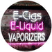 Vape Shop E-Cigs E-Liquid Vaporizers LED Light Sign - Way Up Gifts