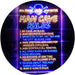 Man Cave Rule Game Room LED Light Sign - Way Up Gifts