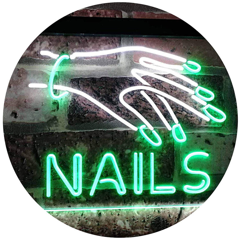 Salon Nails LED Light Sign - LED Gift Works