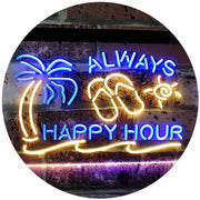 Always Happy Hour LED Light Sign - LED Gift Works