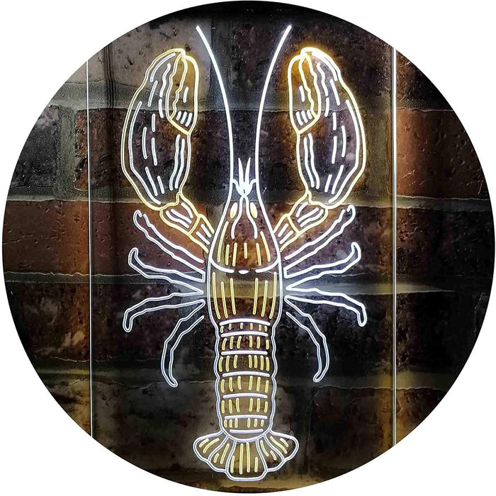 Lobster Seafood Restaurant LED Light Sign - Way Up Gifts