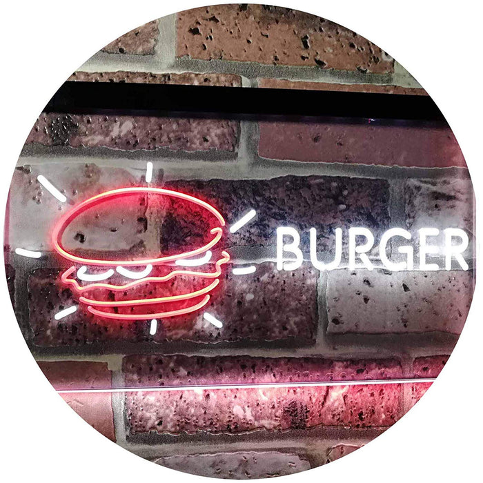Hamburger Burger LED Light Sign - Way Up Gifts