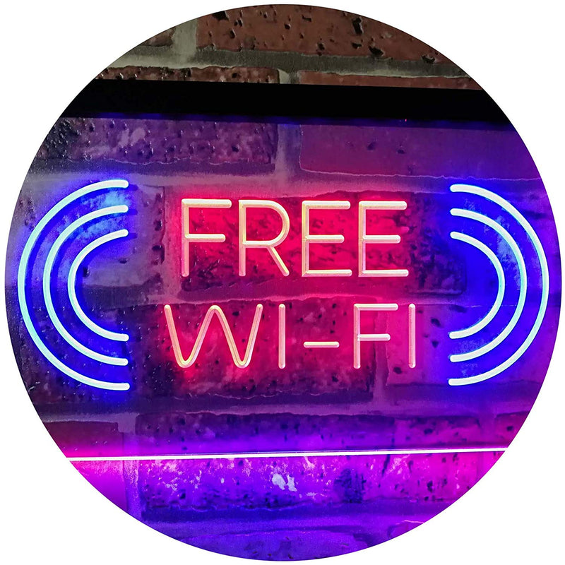 Internet Free Wi-Fi LED Light Sign - LED Gift Works