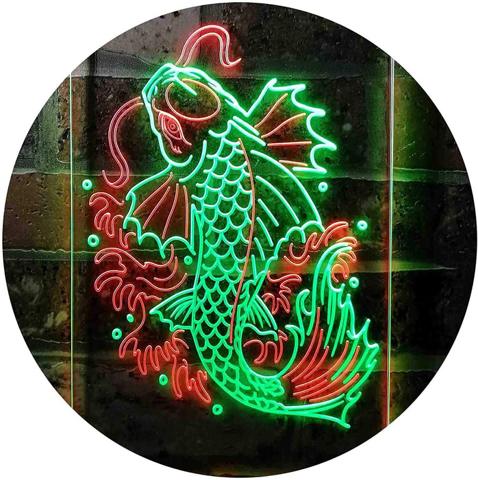 Koi Fish Display LED Light Sign - Way Up Gifts
