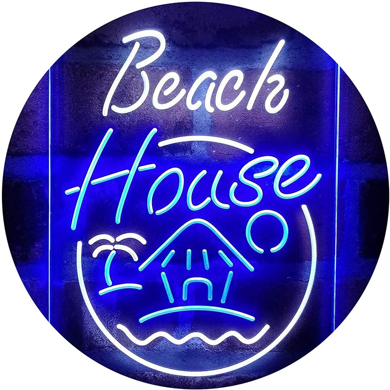 Vacation Beach House Decor Display LED Light Sign - LED Gift Works