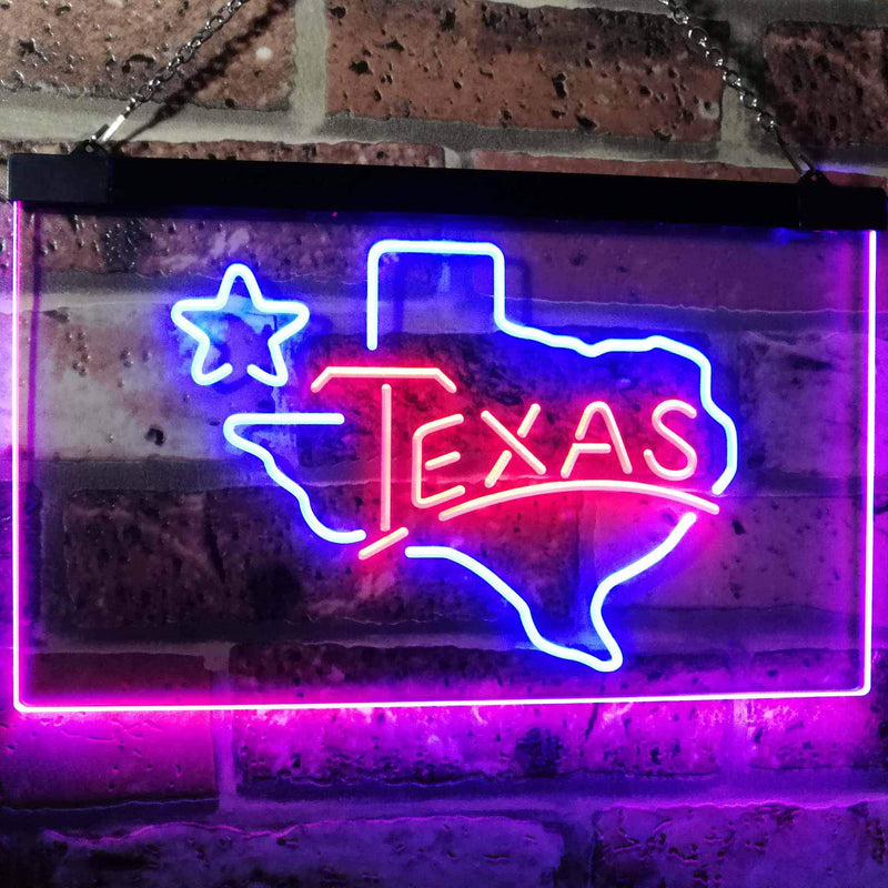 State of Texas LED Light Sign - LED Gift Works