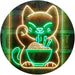 Maneki Neko Ramen Luck Cat LED Light Sign - Way Up Gifts