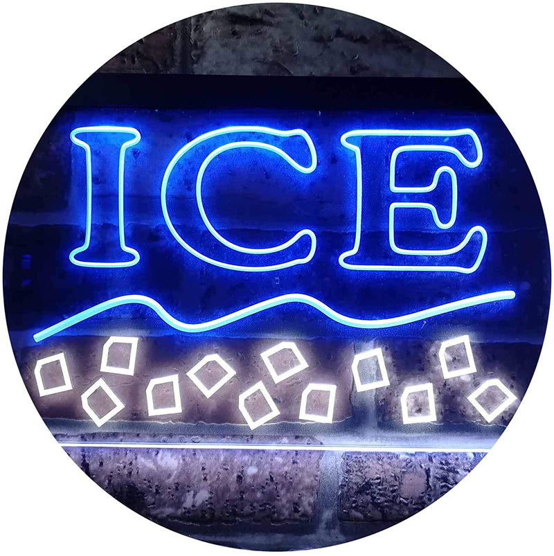 Ice Bags Supply Shop LED Light Sign - LED Gift Works