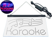 Karaoke Music Notes LED Light Sign - LED Gift Works