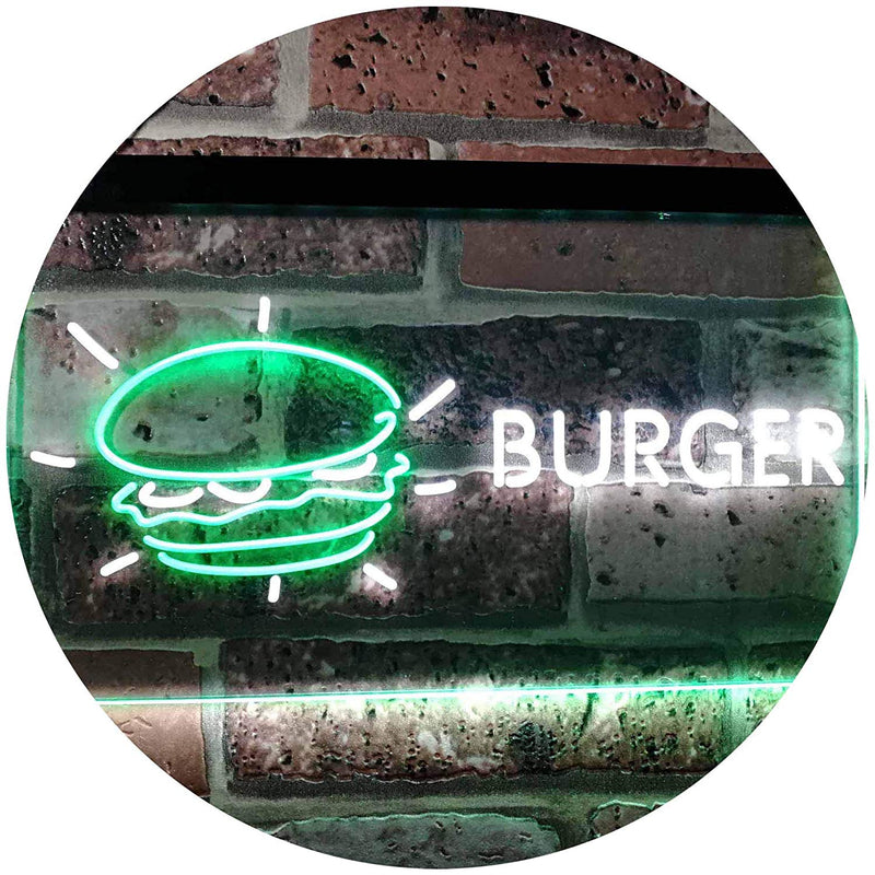 Hamburger Burger LED Light Sign - LED Gift Works