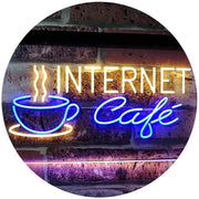 Coffee Wi-Fi Internet Cafe LED Light Sign - LED Gift Works