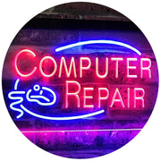 Computer Repair LED Light Sign - LED Gift Works