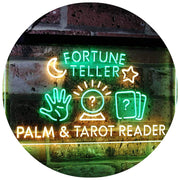 Psychic Fortune Teller Palm Tarot Reader LED Light Sign - LED Gift Works