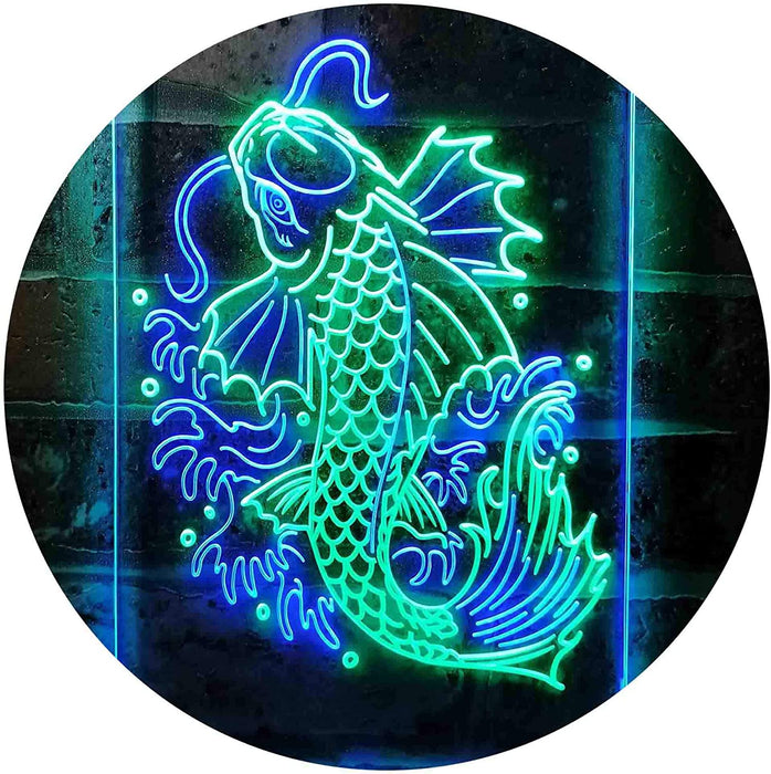 Koi Fish Display LED Light Sign - Way Up Gifts