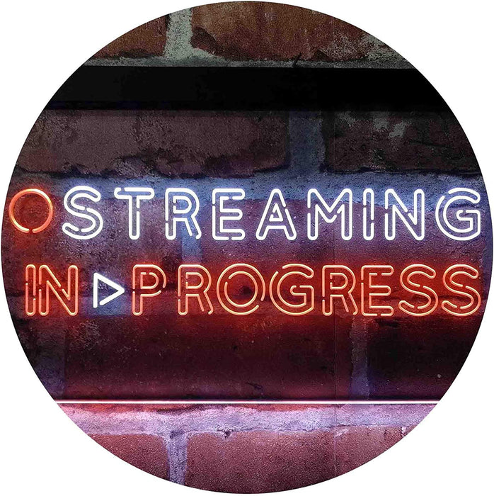 Streaming in Progress Display LED Light Sign - Way Up Gifts