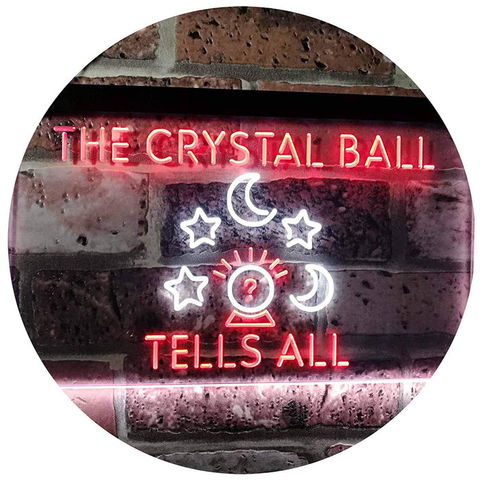 Psychic Fortune Teller Crystal Ball LED Light Sign - Way Up Gifts