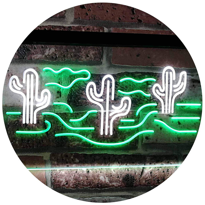 Desert Cactus LED Light Sign - LED Gift Works