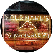 Personalized Man Cave LED Light Sign - LED Gift Works