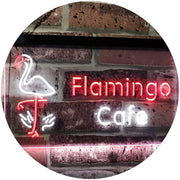 Flamingo Cafe LED Light Sign - LED Gift Works