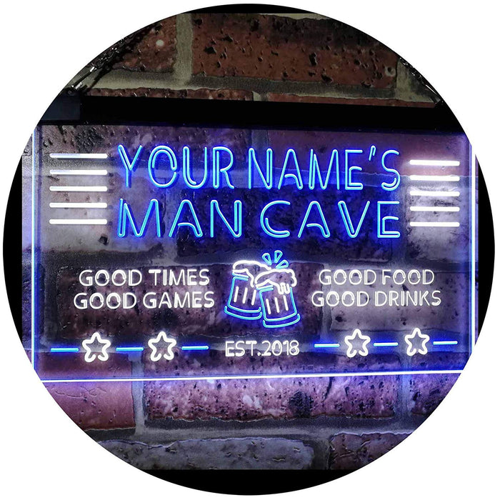 Personalized Beer Mug Cheers Man Cave LED Light Sign - Way Up Gifts