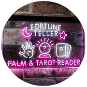 Psychic Fortune Teller Palm Tarot Reader LED Light Sign - LED Gift Works