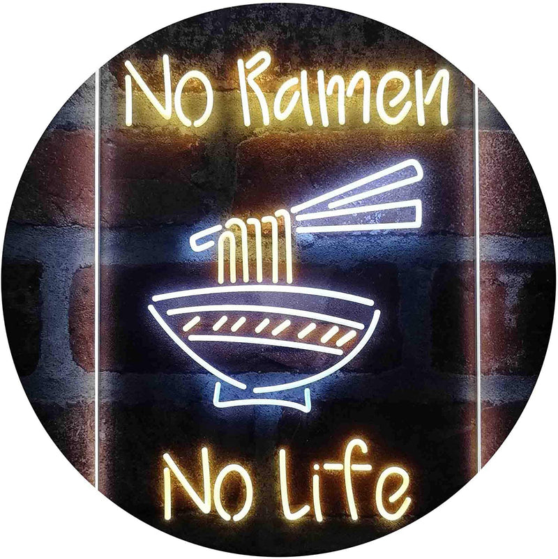 No Ramen No Life Shop LED Light Sign - LED Gift Works