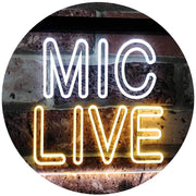 On Air Mic Live LED Light Sign - LED Gift Works