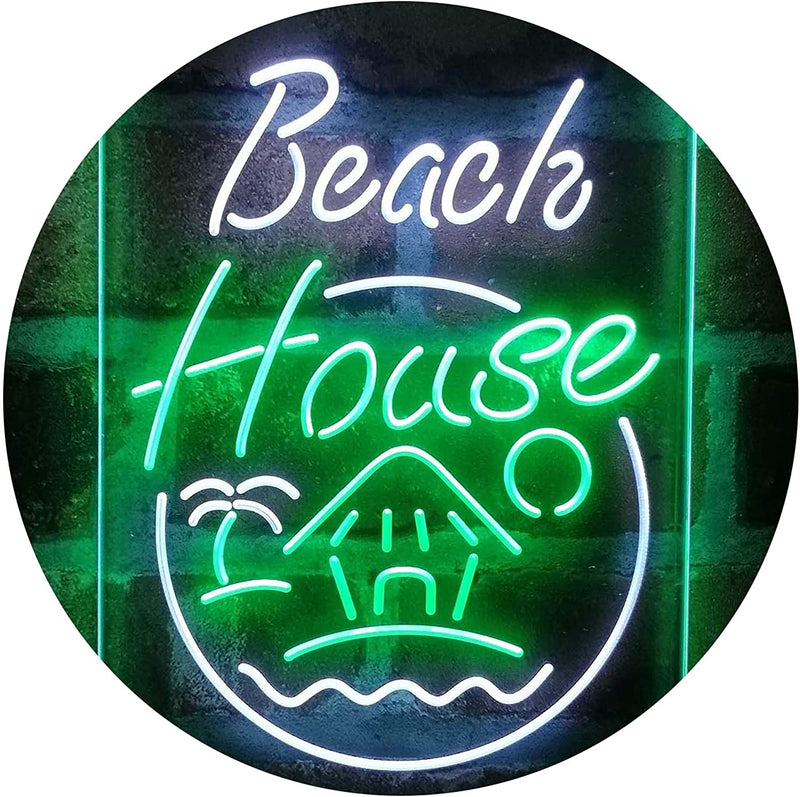 Vacation Beach House Decor Display LED Light Sign - LED Gift Works