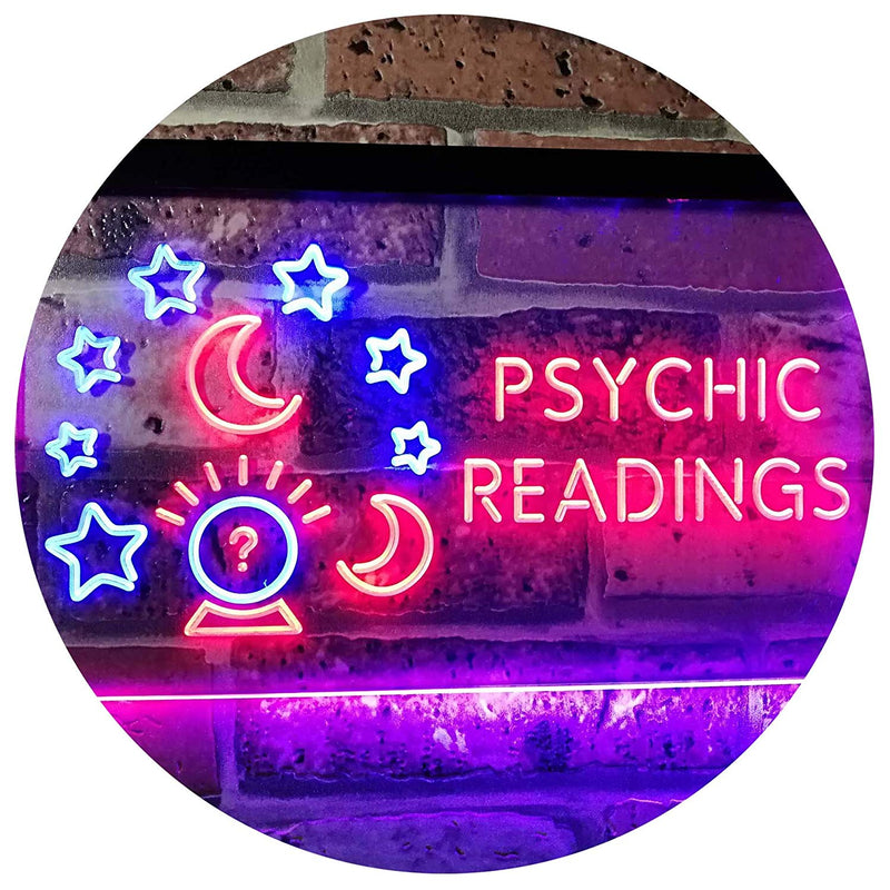 Crystal Ball Psychic Readings LED Light Sign - LED Gift Works