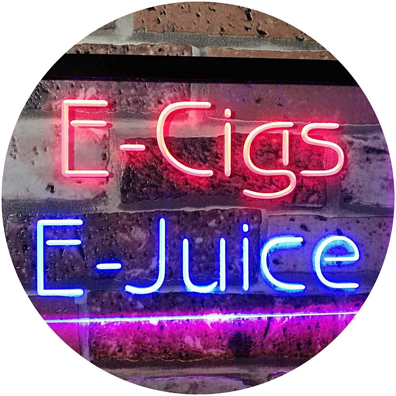 Vape Shop E-Cigs E-Juice LED Light Sign - LED Gift Works
