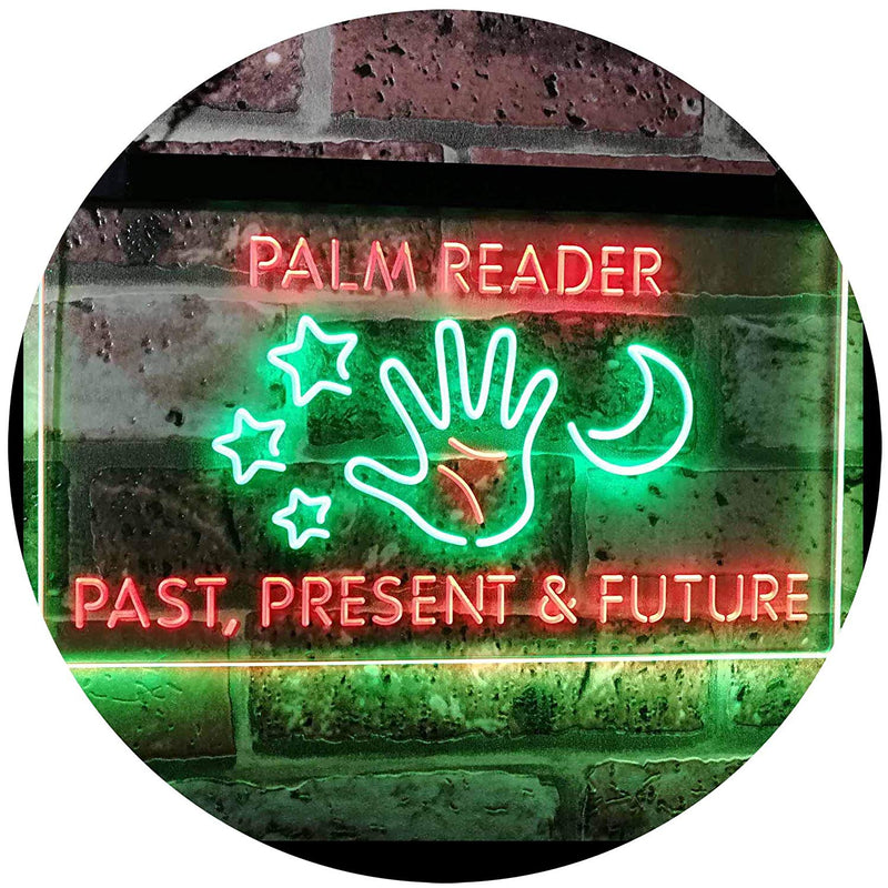 Psychic Fortune Teller Palm Reader LED Light Sign - LED Gift Works