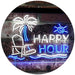 Beach Theme Happy Hour LED Light Sign - Way Up Gifts
